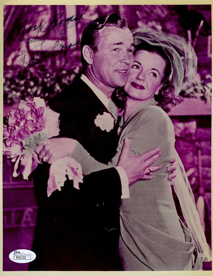 Roy Rogers Dale Evans Jsa Signed 8x10 Photo Authentic Autograph