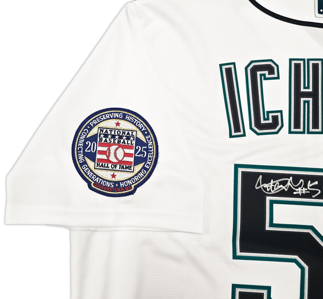 Mariners Ichiro Suzuki Auto White Nike Jersey Size L "#51" IS Holo & Beckett Wit