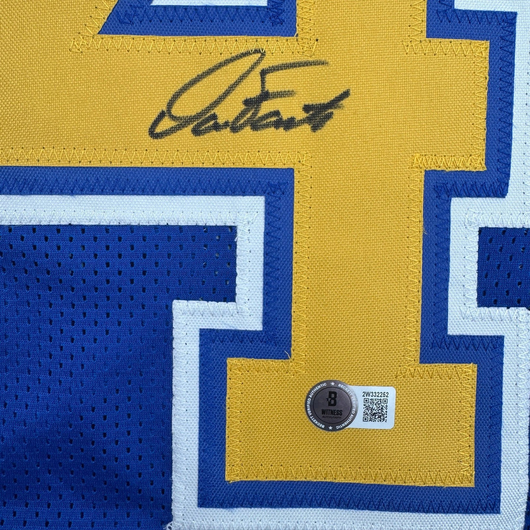 Autographed/Signed Dan Fouts San Diego Royal Blue Football Jersey JSA COA