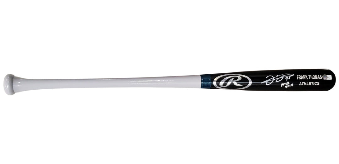 Frank Thomas Auto Black Rawlings Game Model Bat As Engraving HOF 2014 Beckett