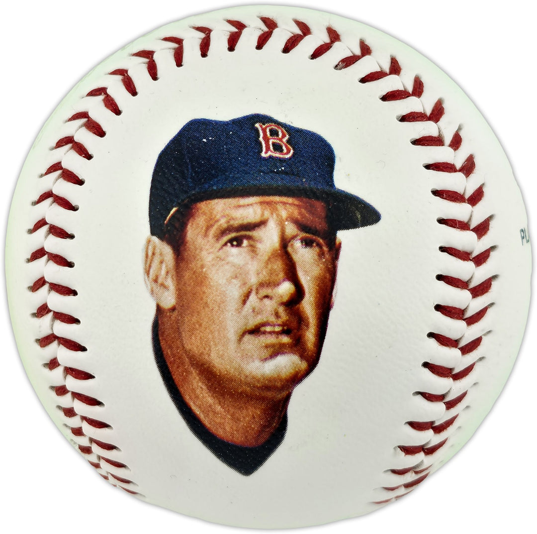 Ted Williams Signed Official Fotoball Baseball Boston Red Sox Beckett #AE85114