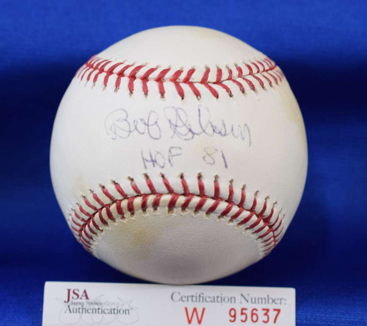 Bob Gibson JSA COA Autograph Major League Signed Baseball HOF 81
