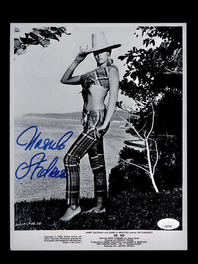Ursula Andress JSA Coa Signed 8x10 Photo Dr No Autograph 10