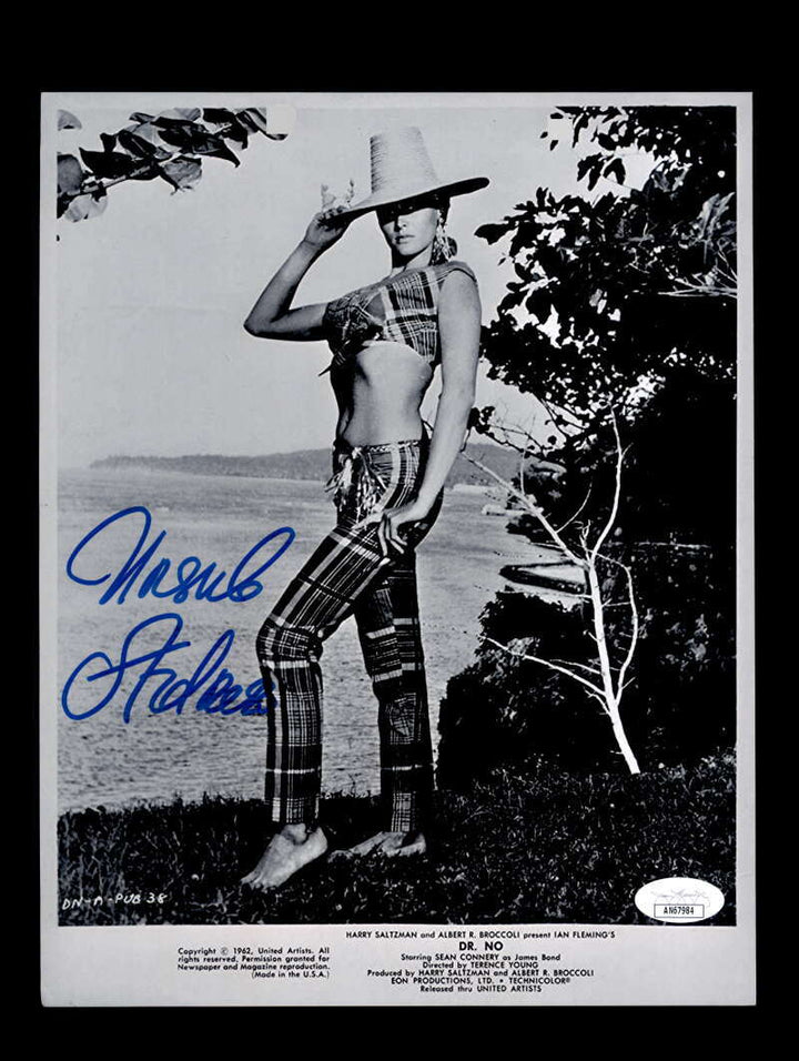 Ursula Andress JSA Coa Signed 8x10 Photo Dr No Autograph 10