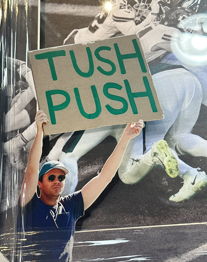 Philadelphia Eagles City of Brotherly Shove 3D Framed Photo Tush Push Hurts #1