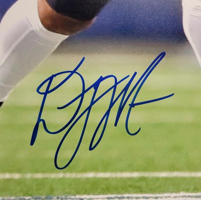 DJ Moore signed Carolina Panthers 16x20 photo autograph ~ Beckett BAS