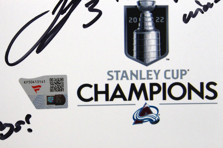 Colorado Avalanche Autographed/Signed Team (18) 16x20 Photo Insc. Fanatics 51025