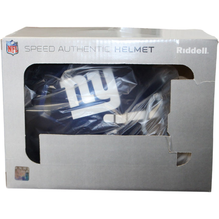 Abdul Carter Autographed New York Giants Authentic Helmet Beckett Witness 56872