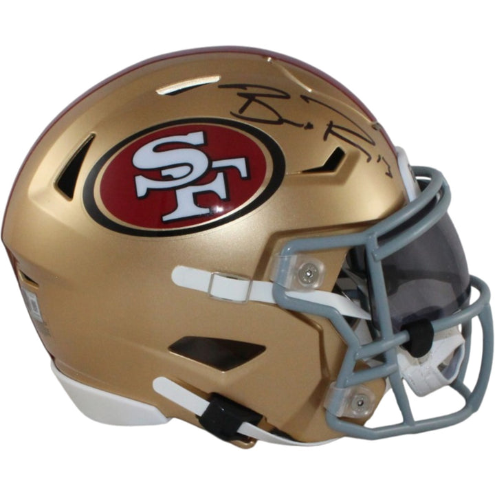 Brock Purdy Autographed San Francisco 49ers Mid-Size Midi Helmet Beckett W 56906
