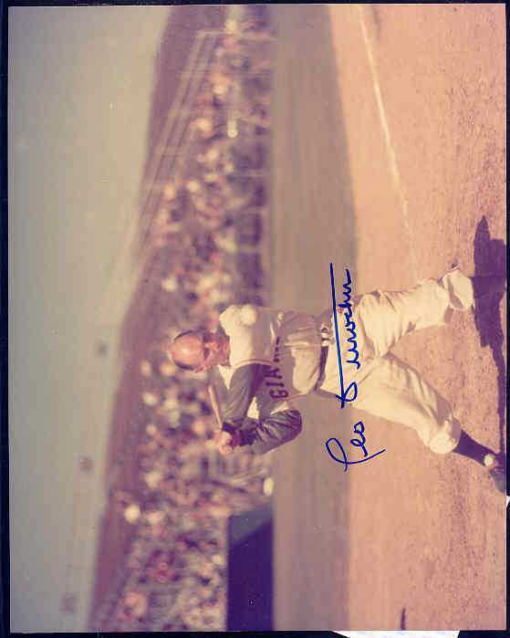 Leo Durocher Signed 8x10 Photo Psa/dna Cert Autograph