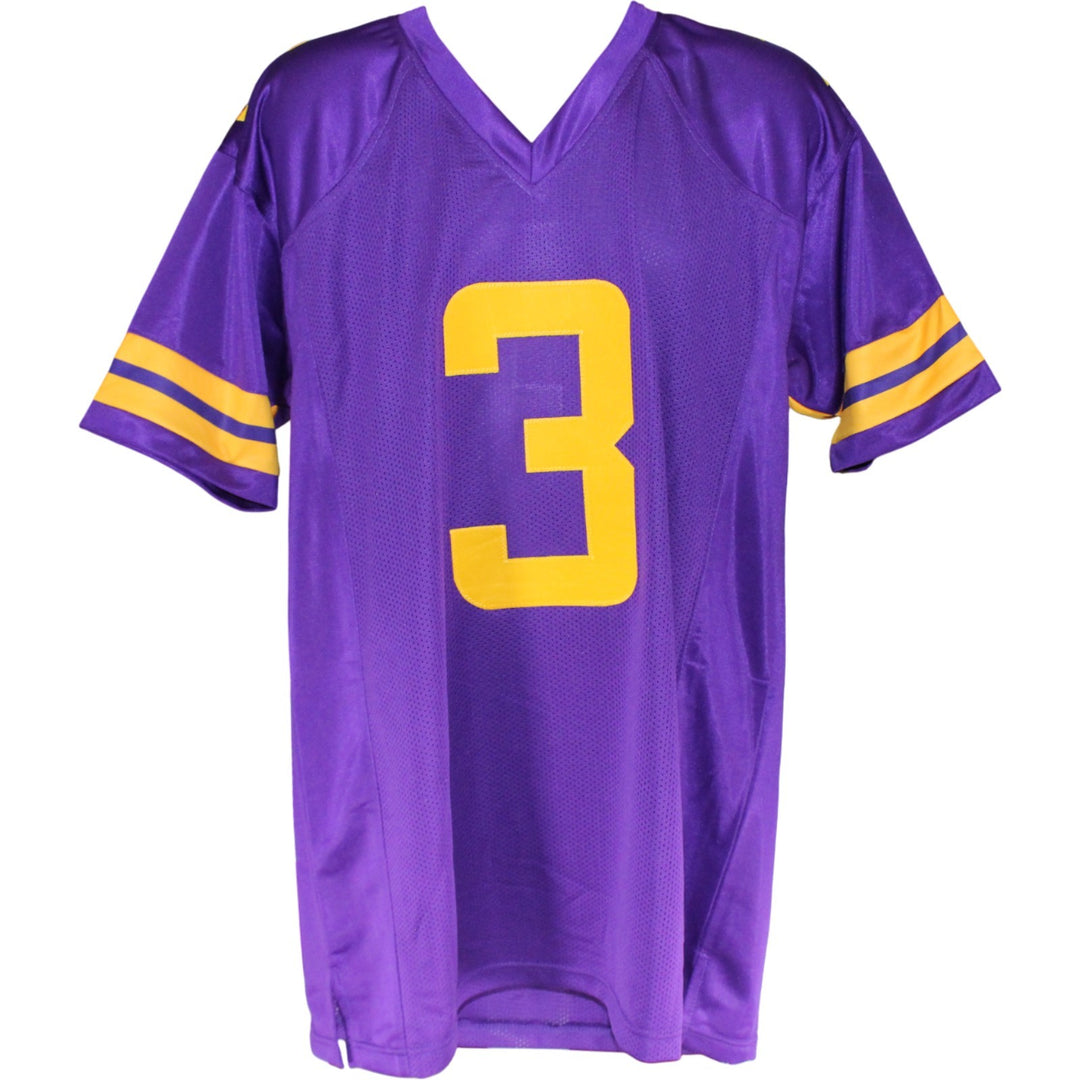 Jordan Addison Autographed/Signed Pro Style XL Purple Jersey Beckett W 53869