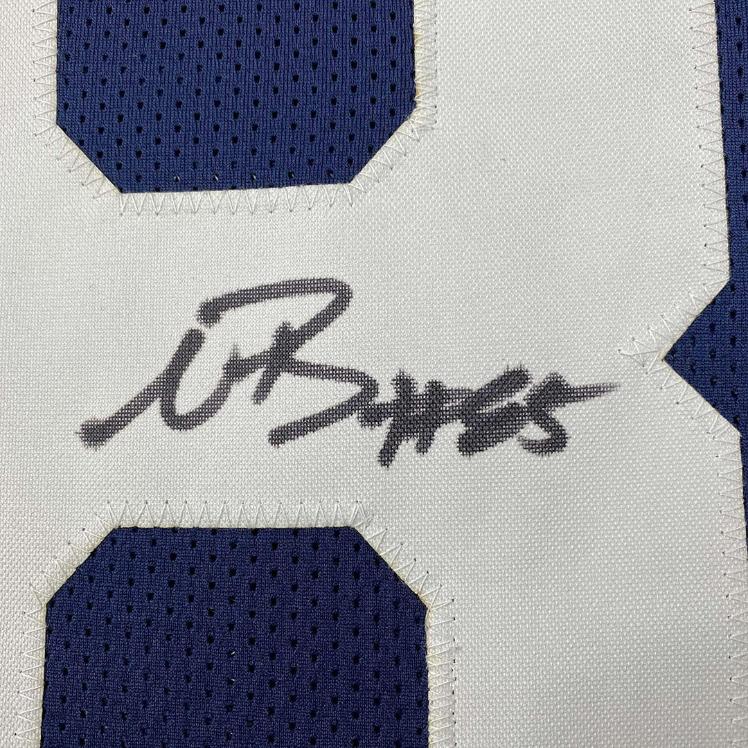 Framed Autographed/Signed Noah Brown 33x42 Dallas TG Day Jersey JSA COA