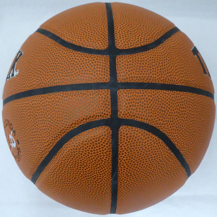 Jim Boeheim Signed The Rock Basketball Syracuse Orange "05 Champs" Steiner