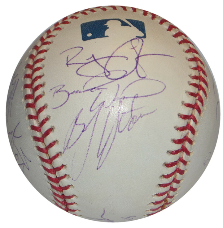 ALL STAR FUTURES MULTI SIGNED BASEBALL CONOR JACKSON BJ UPTON RYAN GARKO & MORE