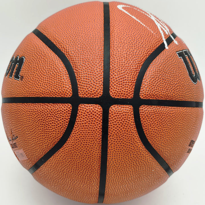 Dennis Rodman Auto Authentic Indoor/Outdoor Basketball Bulls "5X Champ" Beckett