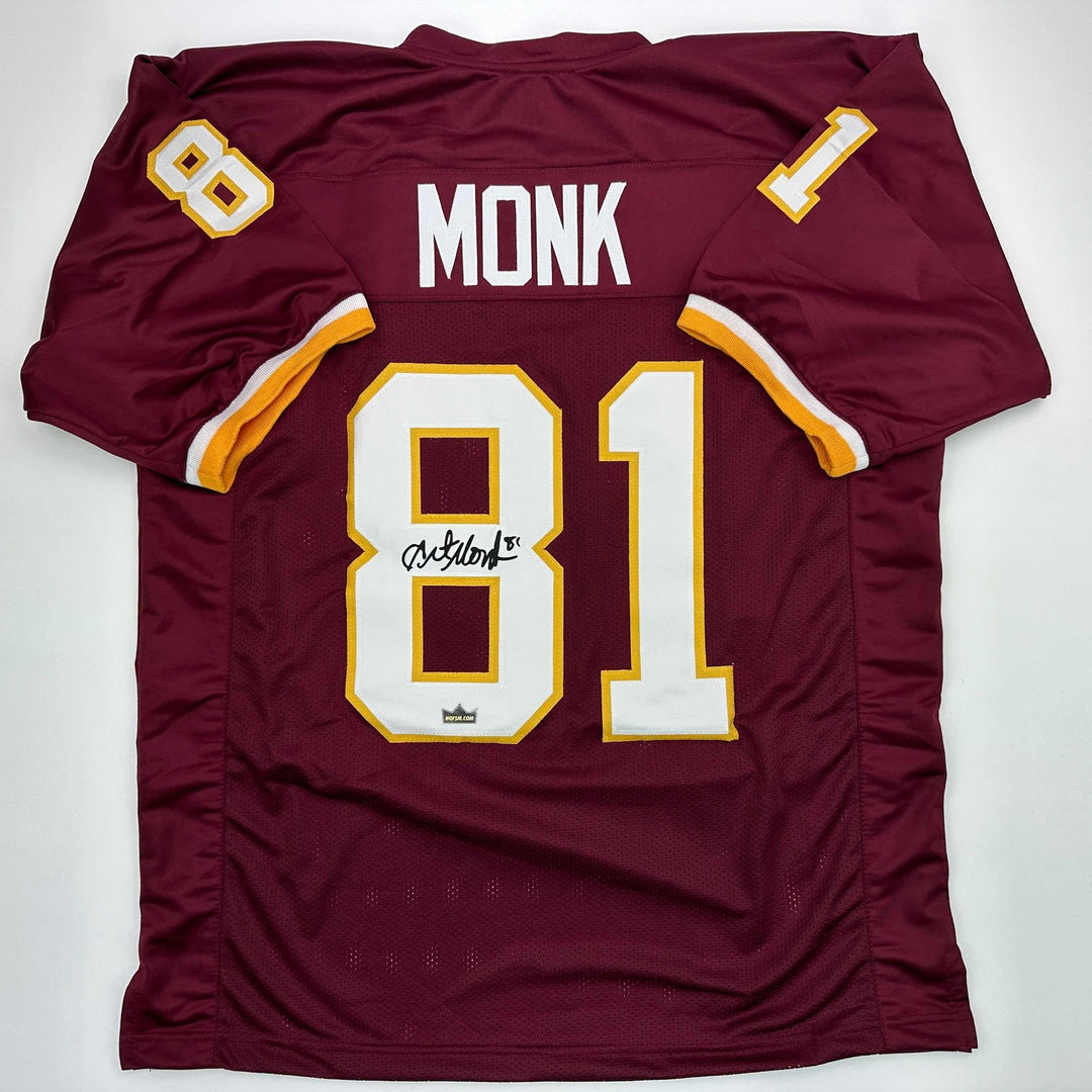 Facsimile Autographed Art Monk Washington Red Reprint Jersey Size Men's XL