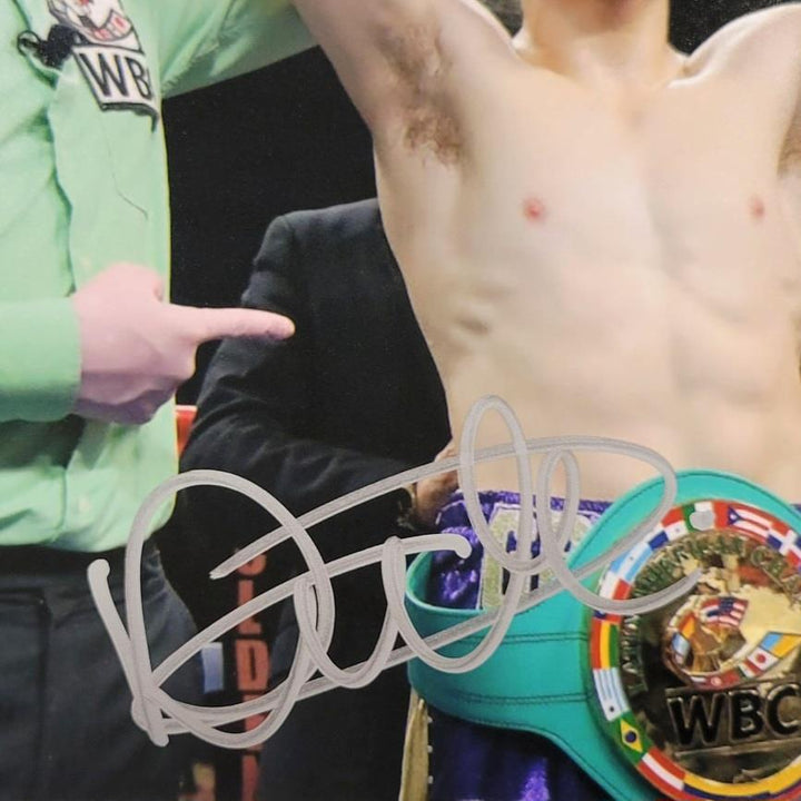 Oscar Duarte signed 8x10 photo boxing autograph ~ Beckett BAS