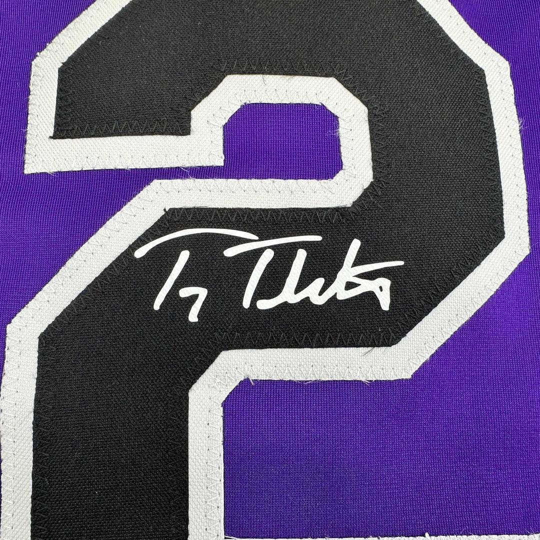 Facsimile Autographed Troy Tulowitzki Colorado Purple Reprint Jersey Men's XL