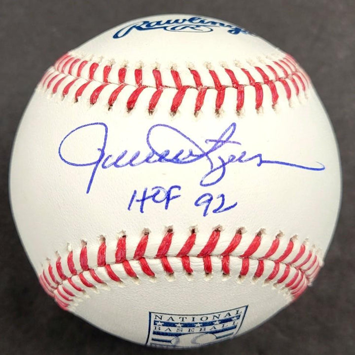 Rollie Fingers signed "HOF 92" MLB Baseball autograph ~ BAS Beckett Witness Holo