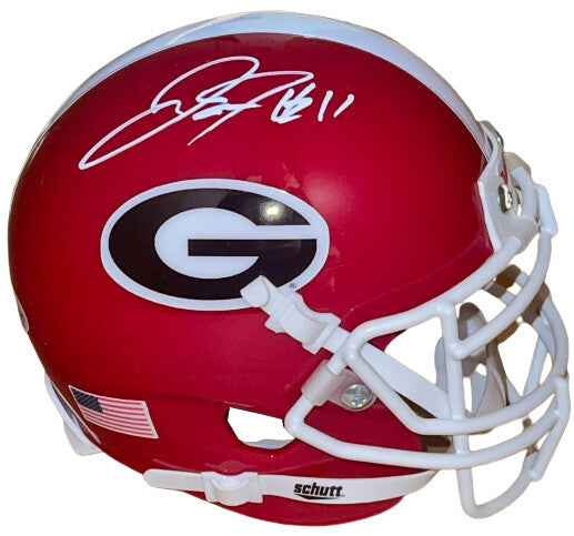 Jake Fromm signed Georgia Bulldogs Schutt Authentic Mini Helmet #11- Beckett/BAS