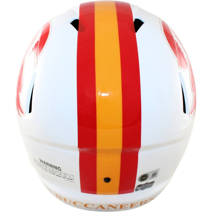 Rob Gronkowski Autographed Tampa Bay Buccaneers F/S Helmet TB Beckett WIT 58332