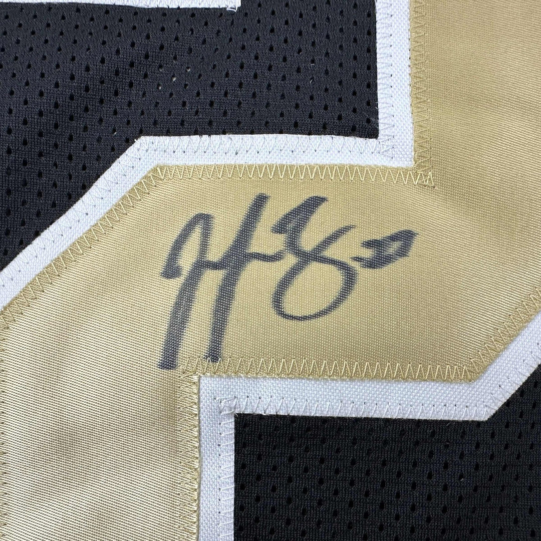 Autographed/Signed Malcolm Jenkins New Orleans Black Jersey Beckett BAS COA