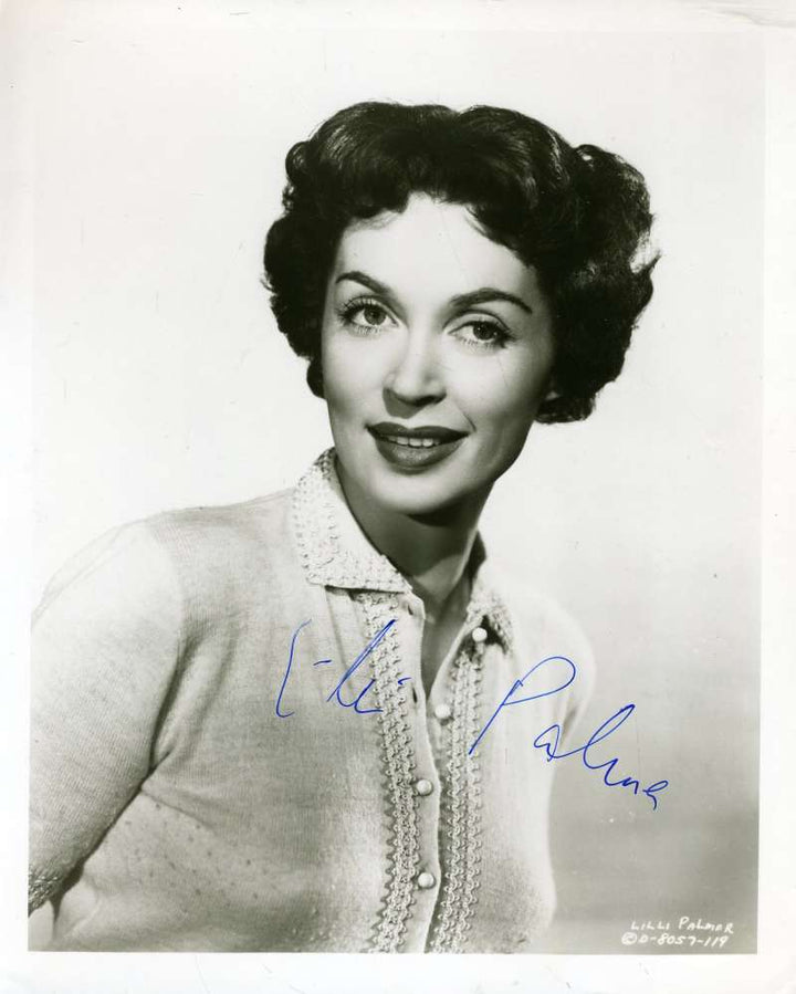 Lilli Palmer Jsa Coa Hand Signed 8x10 Photo Autograph Authenticated