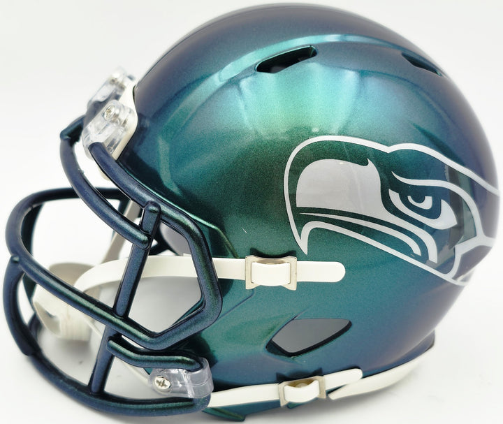Jason Myers Signed Seahawks Rivalries Speed Mini Helmet MCS COA