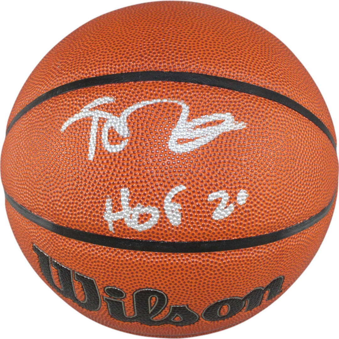 Kevin Garnett Autographed Boston Celtics Wilson Basketball HOF Beckett 50874