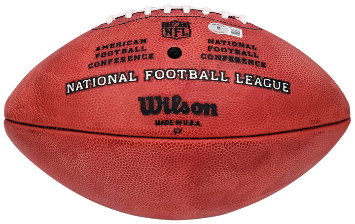 Ezekiel Elliott Signed Official NFL Leather Football Dallas Cowboys Beckett