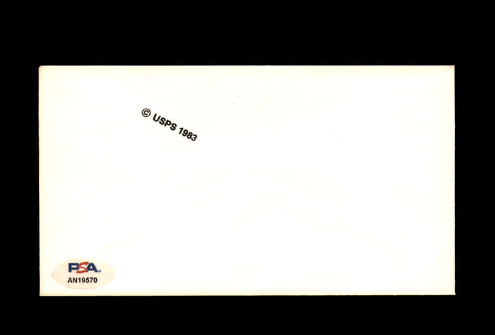 Curt Gowdy PSA DNA Signed FDC 1983 First Day Cover Cache Autograph
