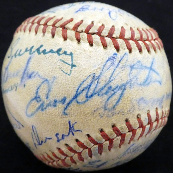 1950 Spring Training Signed NL Baseball With 24 Total Signatures Stan Musial