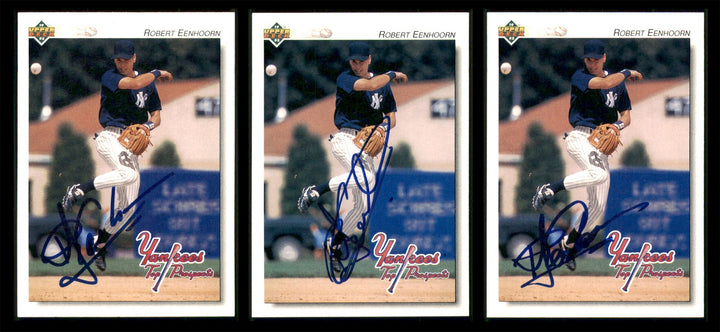 1992 Upper Deck Minor League Baseball Autographed Signed Cards Lot Of 123