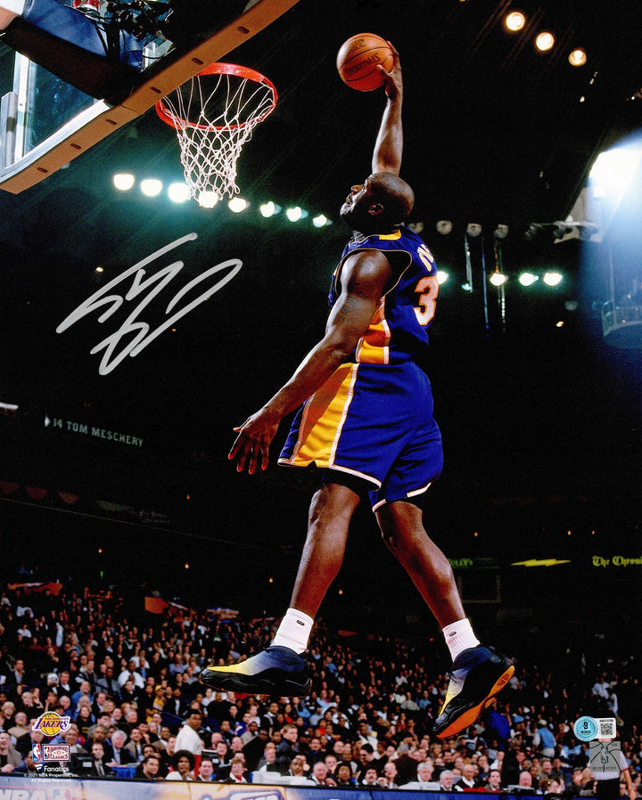 Shaquille Shaq O'Neal Signed 16x20 Photo Los Angeles Lakers Fanatics Holo