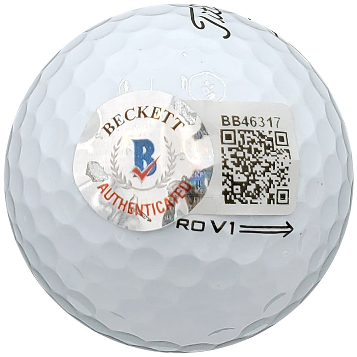 Lee Elder Autographed Signed Titleist Masters Logo Pro V1 Golf Ball Beckett