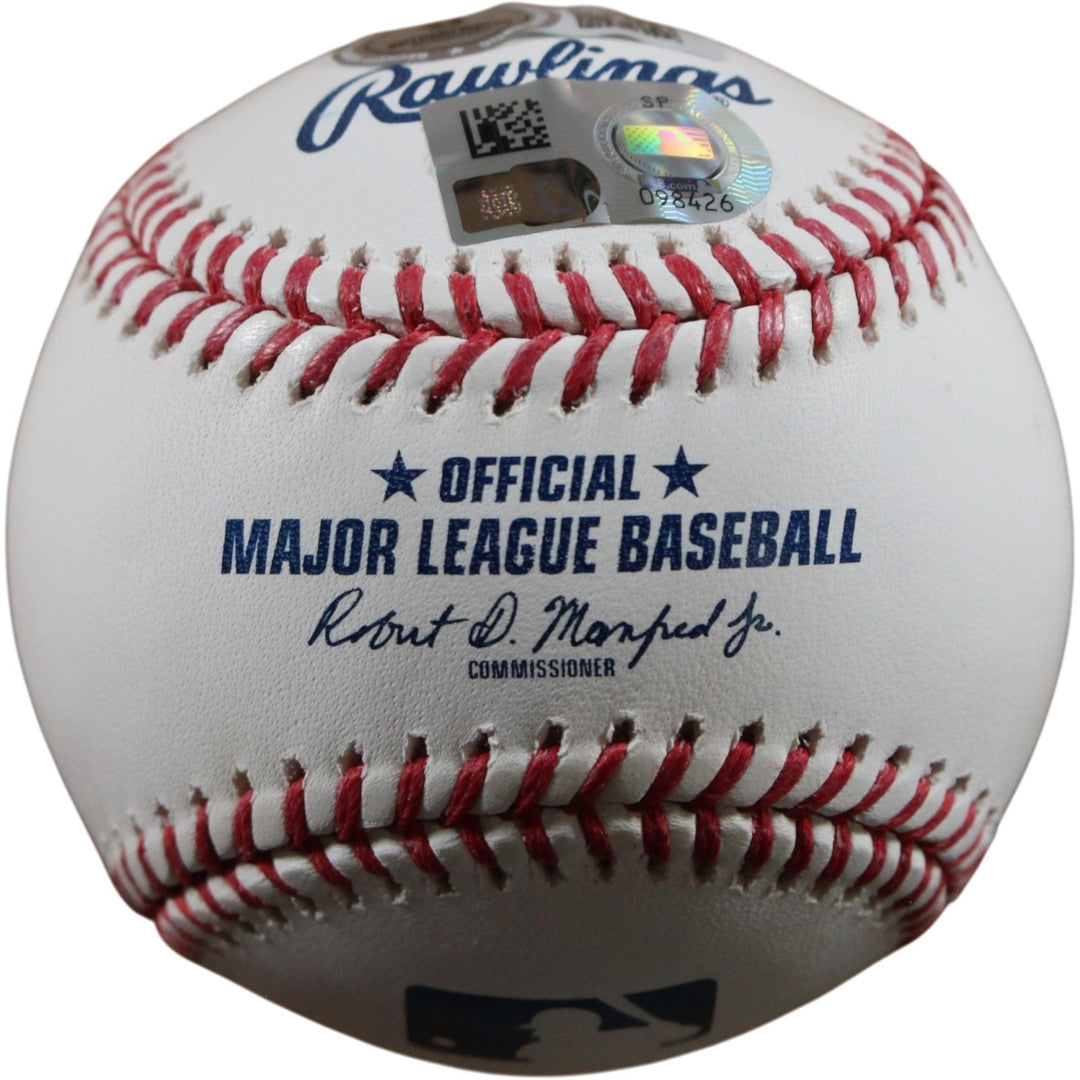 Tyler Bremner Autographed Anaheim Angeles OML Baseball 25 2nd Pick Beckett 56306
