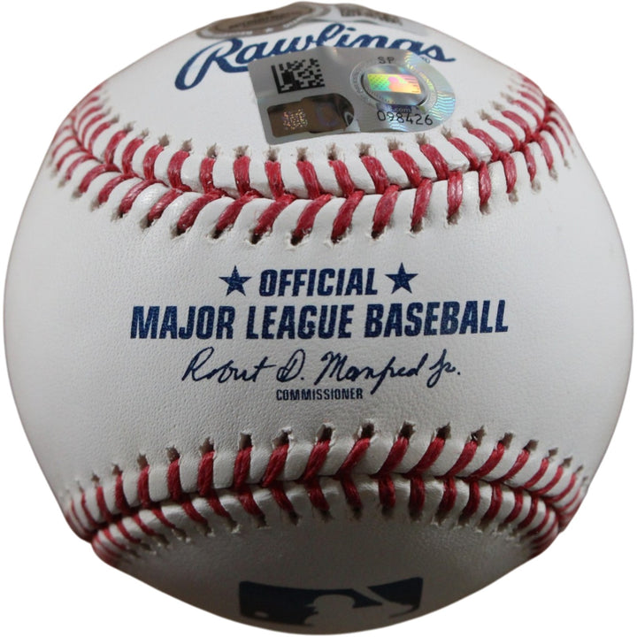 Tyler Bremner Autographed Anaheim Angeles OML Baseball 25 2nd Pick Beckett 56306