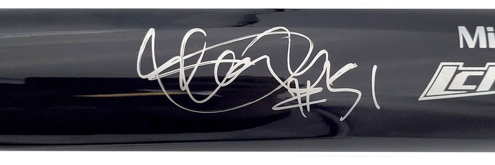 Ichiro Suzuki Signed Black Mizuno Game Model Bat Seattle Mariners "#51" IS Holo