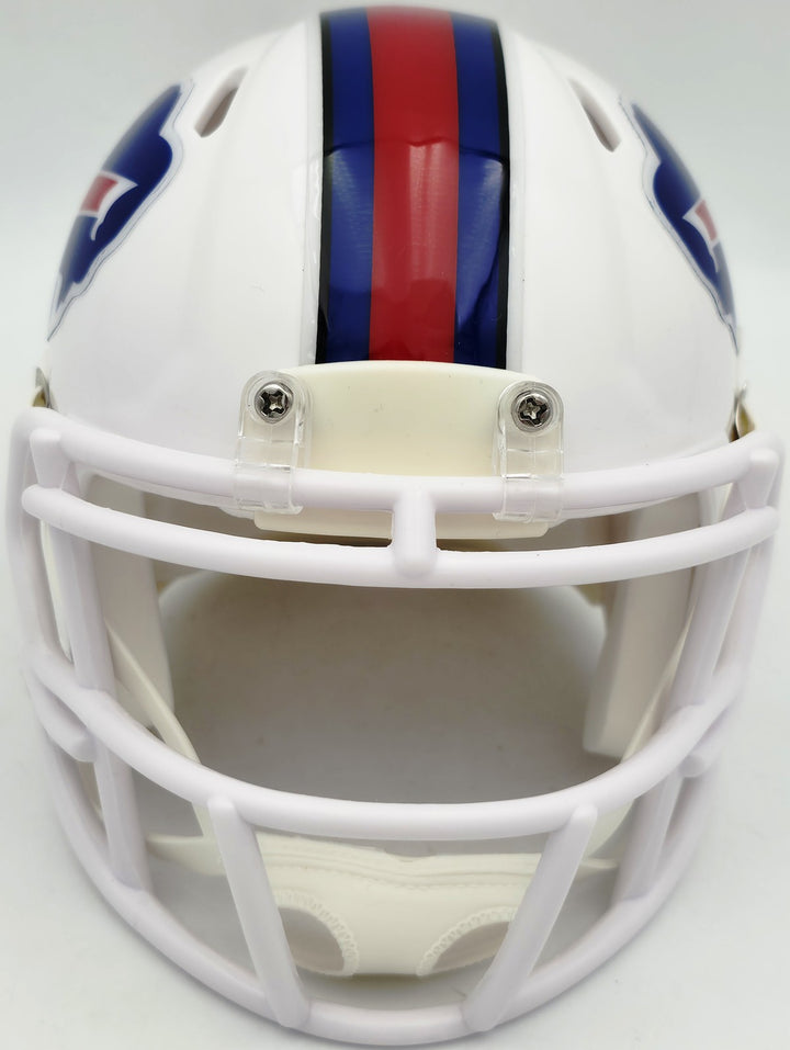 LeSean McCoy Signed Buffalo Bills White Speed Mini Helmet JSA Witness