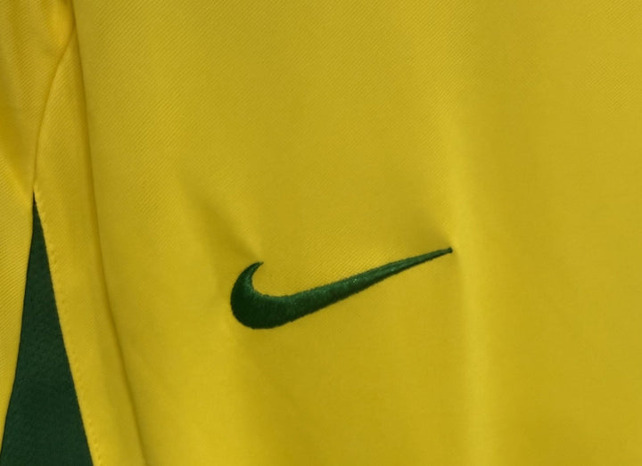 Roberto Carlos Signed Nike  #6 Brazil National Team Soccer Jersey Auto BAS COA