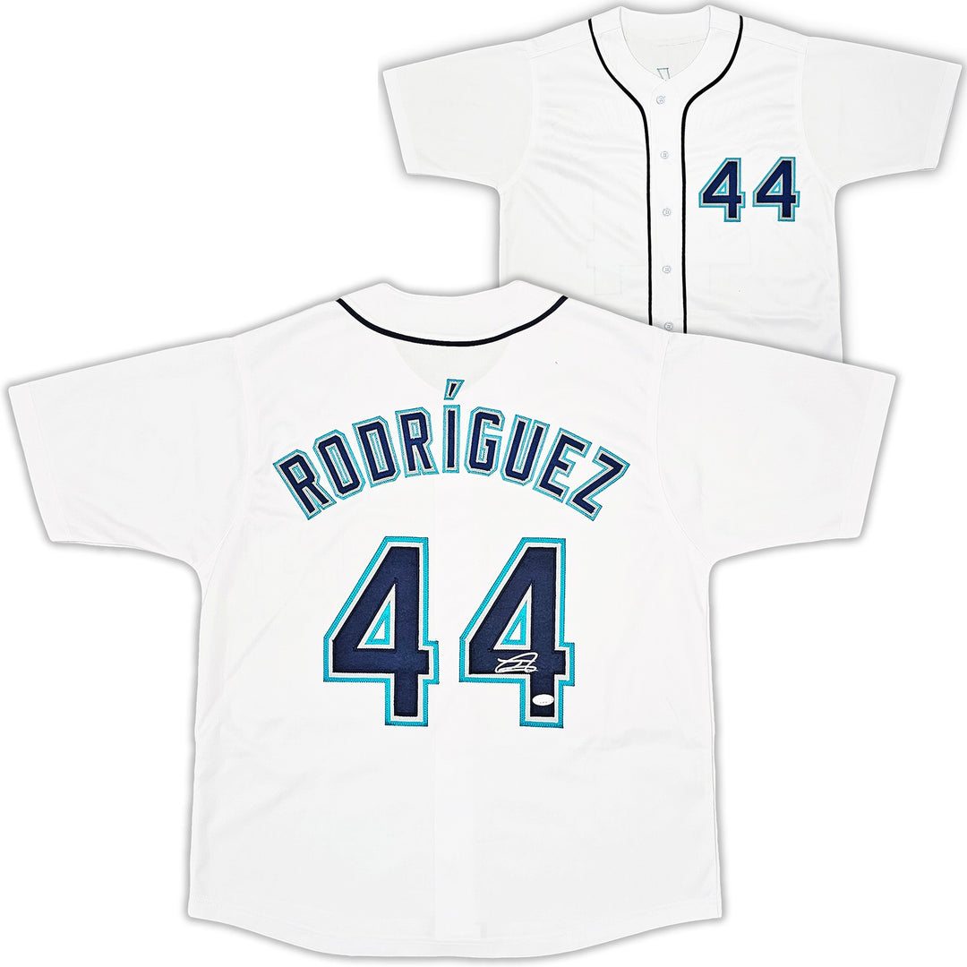 Seattle Mariners Julio Rodriguez Autographed Signed White Jersey JSA