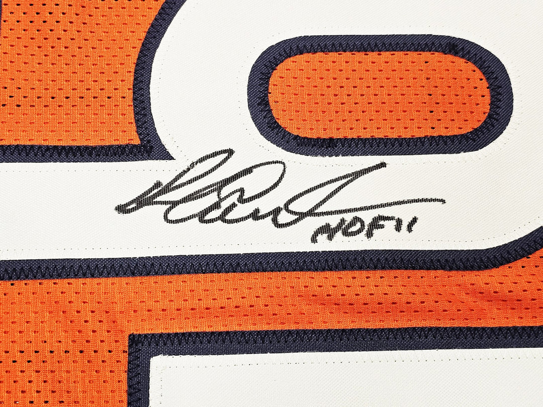 Chicago Bears Richard Dent Autographed Signed Orange Jersey "HOF 11" Beckett Wit