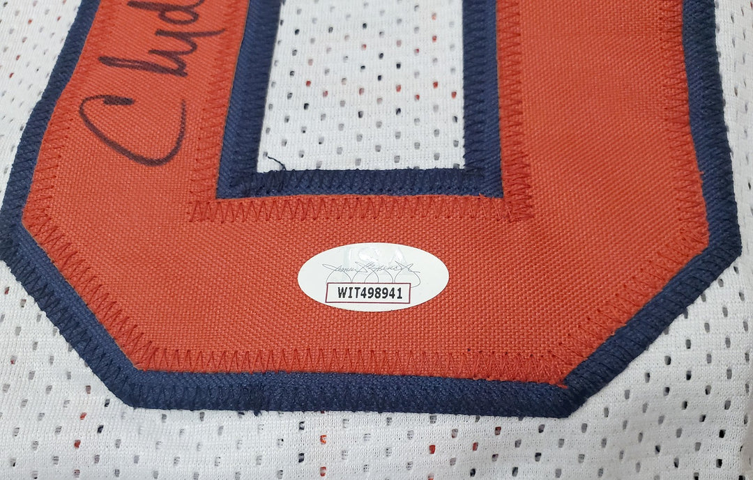 Team USA Clyde Drexler Autographed Signed White Jersey JSA