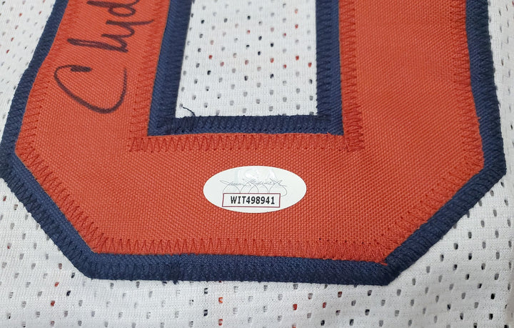 Team USA Clyde Drexler Autographed Signed White Jersey JSA