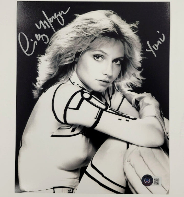 CINDY MORGAN Signed TRON 8x10 Photo "Yori" Autograph #7 ~ Beckett BAS