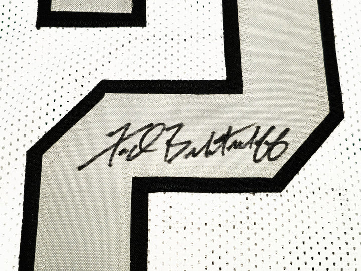 Oakland Raiders Fred Biletnikoff Autographed Signed White Jersey Beckett Wit