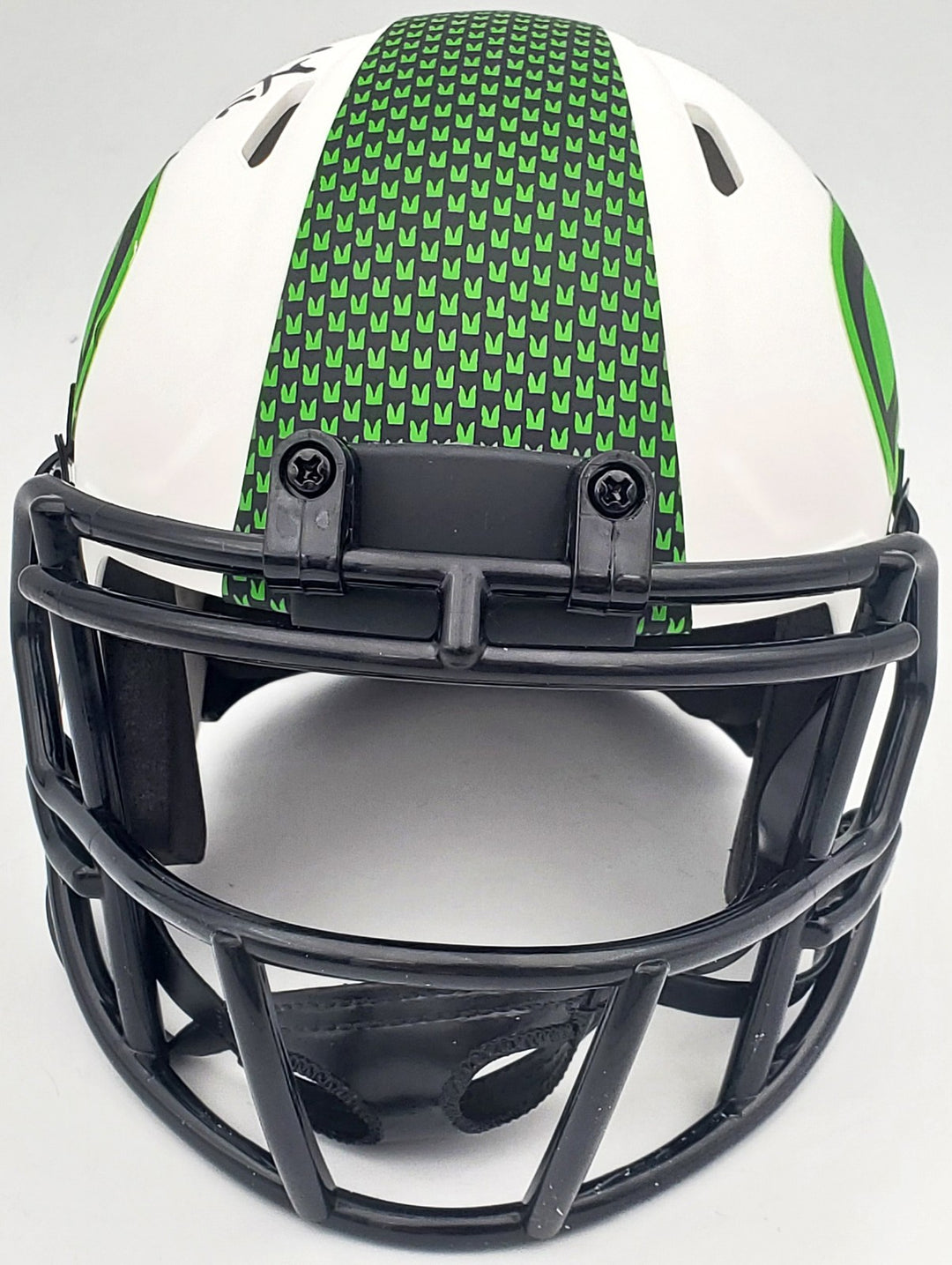 Tyler Lockett Signed Seahawks Lunar Eclipse White Speed Mini Helmet MCS Holo