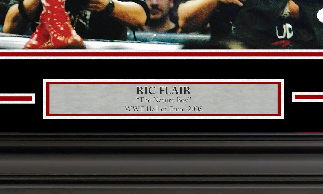 Ric Flair Signed Framed 11x14 Photo WWE vs. Undertaker JSA
