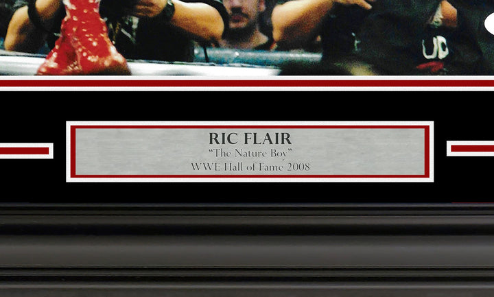 Ric Flair Signed Framed 11x14 Photo WWE vs. Undertaker JSA