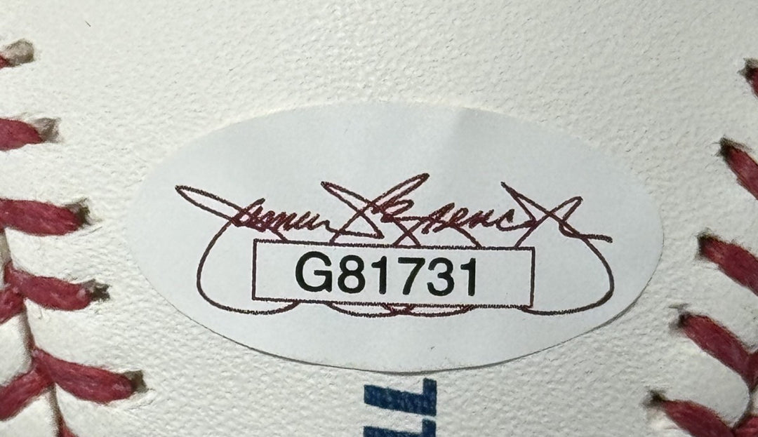 Ozzie Smith Cardinals Signed MLB  Baseball Stay On Yellow Brick Road Auto JSA